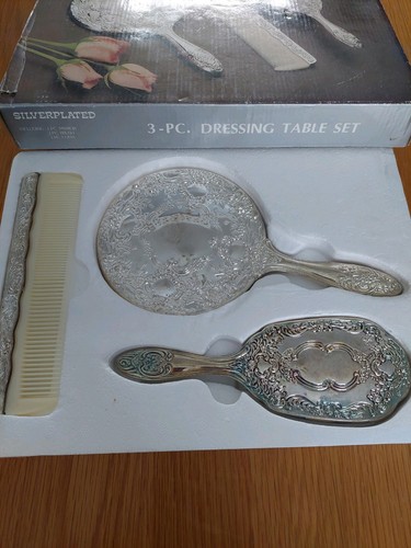 Silver plated 3pce dressing - plated,