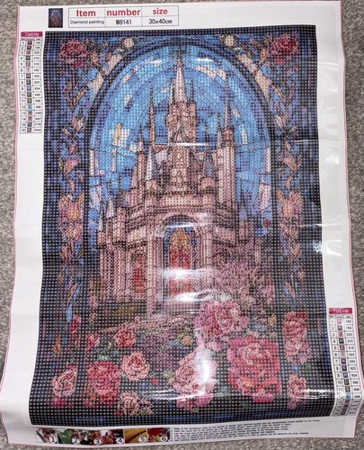 Stained glass effect - glass, princess