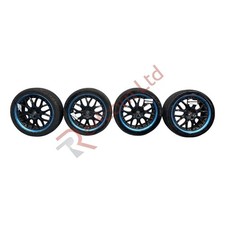 BBS ALLOY WHEELS & TYRES SET OF 4 (205/45ZR17) 17'' BLUE+BLACK