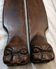 Antique Carved Lions Head