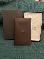 Coutts Bank Leather Cheque Book Holder Wallet