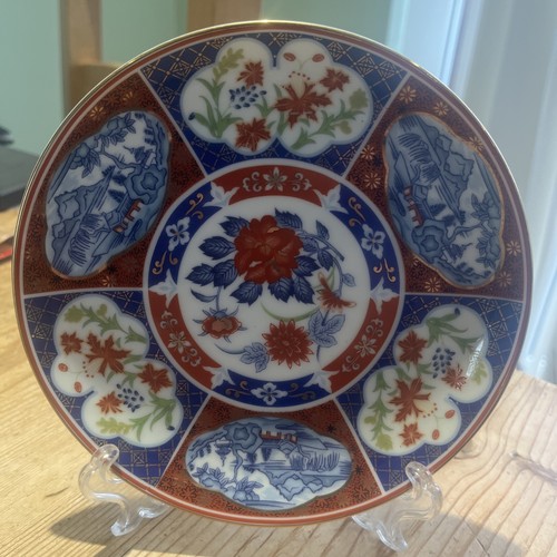 Imari ware small - plate,, gilt