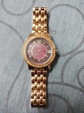 Rotary Watch,  Stainless Steel, Rose Gold Plated, Mineral Glass