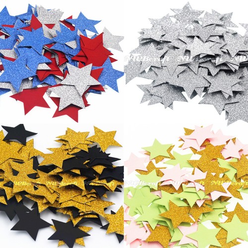 Glitter paper star - glitter,
