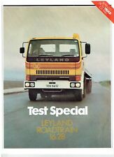 LEYLAND ROADTRAIN 16.28 TRUCK 1980 PERIOD ROAD TEST REPORT (REPRINT)
