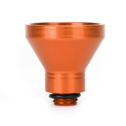 Orange aluminum oil filler - aluminum,