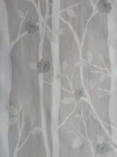 Laura Ashley Cottonwood Eyelet Curtains - Fully Lined - W64 87D - 100% Cotton