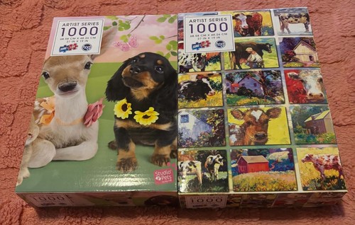 1000 piece jigsaw puzzles lot