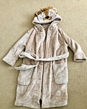 New Leo the Lion Dressing Gown girls 5-6 Years Dunelm