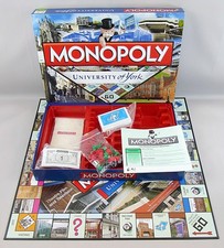 Monopoly University Of York Edition Board Game Rare Hasbro 2015 - 100% Complete