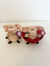 Piggin' Plush Soft Toys x2 New With Tags