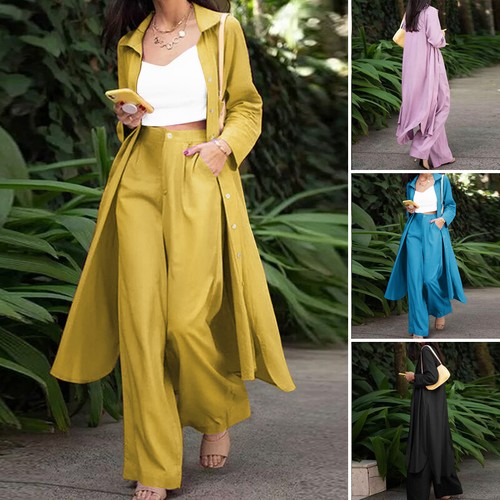 2pcs women long blazer suit - blazer,