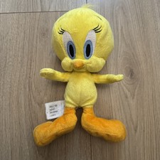 Warner Bros Tweety Pie 10 Inch Plush Looney Tunes Boots Vintage Soft Toy Bird