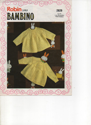 Vintage robin baby - vintage, 3ply