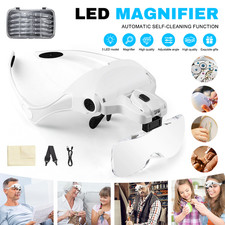 Magnifying Glass Headset 2 LED