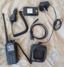 Anytone AT-D878UV amateur radio with accessories
