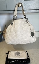 Karen millen quilted ivory - karen,