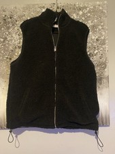 Womens Black Fur Body Warmer