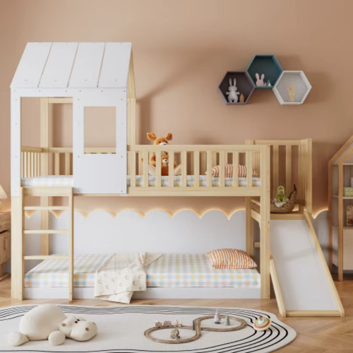 Kids wooden high - wooden, sleeper