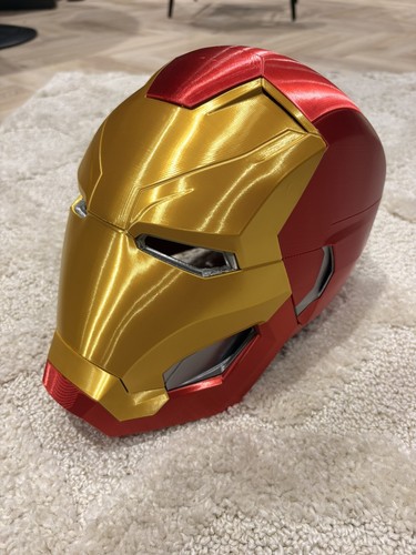 Printed iron man helmet for - iron,