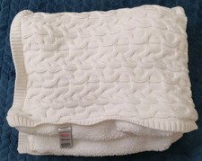 M&S Baby Knitted Blanket Cream