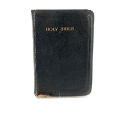 Oxford Holy Bible Authorized King James Version 1950s Black Leather India Paper