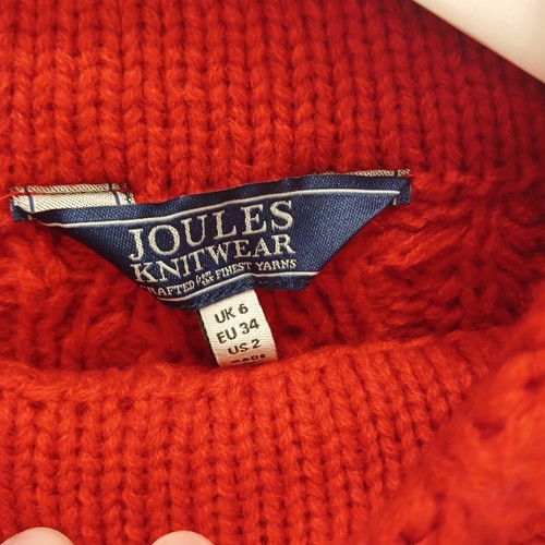 Joules red cableknit - , jumper