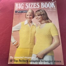 Vintage Patons Big Sizes