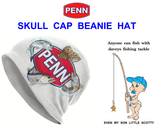 Penn skull cap beanie hat - skull, for