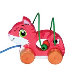 Traditional Wooden Kitten/Cat