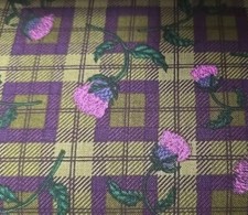 2.3 Metres Thistles On Tartan