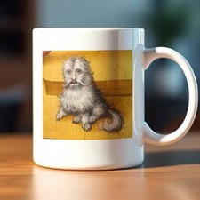 Medieval Dog Mug Gifts For Him Present Office Work Funny Dogs For Her Cup