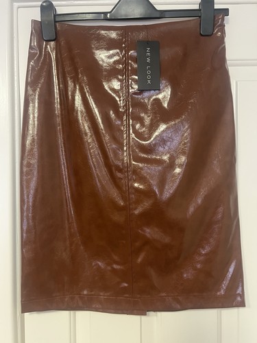 New look tan faux leather - new,