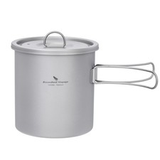 Titanium Camping Pot with Lid