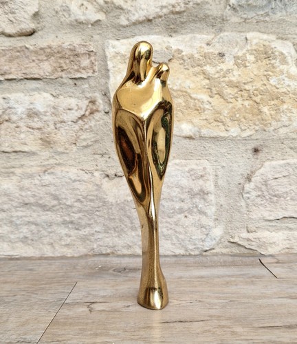 Solid bronze mother child - bronze, child'