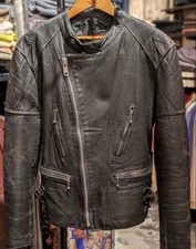 Rivett’s London Leather Double Rider Jacket 70s M-L Vintage UK