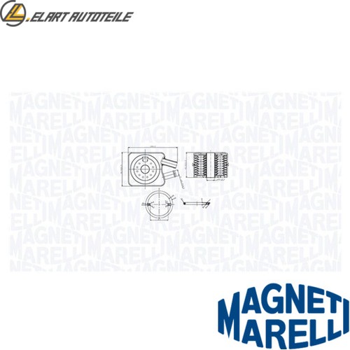 Oil cooler engine - oil,