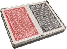 Plastic Poker Cards 100% Plastic Playing Cards Double Deck Set 2pk  Washable