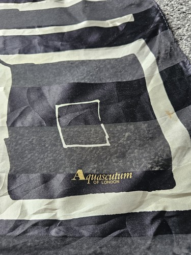Vintage aquascutum silk scarf - aquascutum,