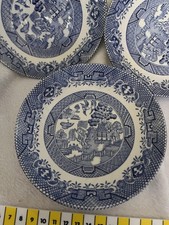 VINTAGE Set of 3 Blue Willow