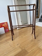 Vintage Wooden Freestanding Five Bar Towel Rail