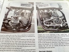 HENDERSON MATCHLESS G50?? RON TOOMBS MOTORCYCLE RACER  ARTICLE.