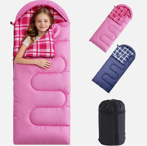 Kids flannel sleeping bag 3 - flannel, bag,