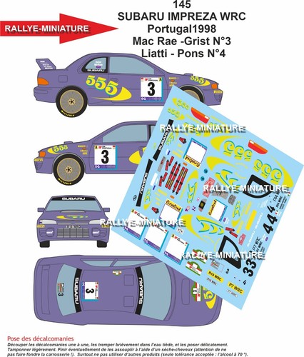 Decals ref 0145 - 1/24,