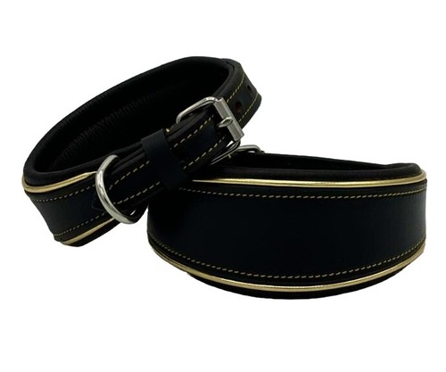 Leather whippet collar - collar,