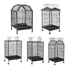 Large Bird Cages Parrot Cage Rolling Wide Flight Cage for Budgie Parakeet Conure