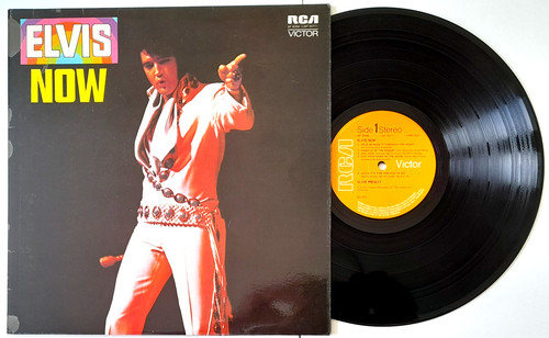 Elvis presley now - nm/ex,