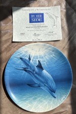 Coalport Magical Dolphin Series. “By Her Side” Collectors Plate