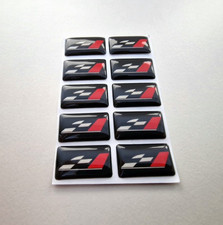 10x SEAT Cupra Domed Badge