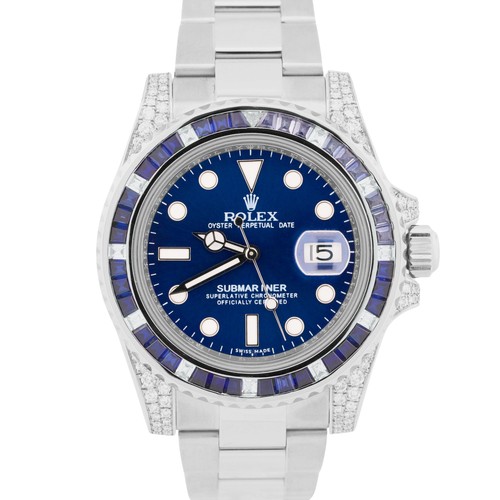 Rolex submariner date blue - rolex,